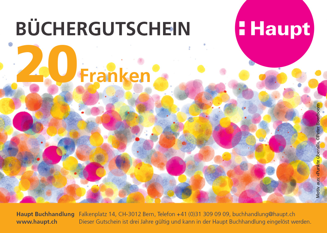 Vorderes Coverbild Haupt-Büchergutschein - 20 Fr.