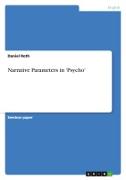 Vorderes Coverbild Narrative Parameters in 'Psycho'