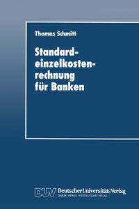 Vorderes Coverbild Standardeinzelkostenrechnung für Banken