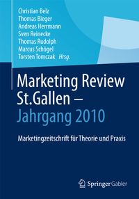 Vorderes Coverbild Marketing Review St. Gallen - Jahrgang 2010