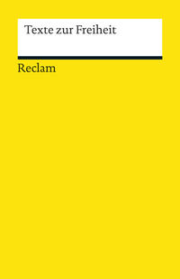 Vorderes Coverbild Texte zur Freiheit