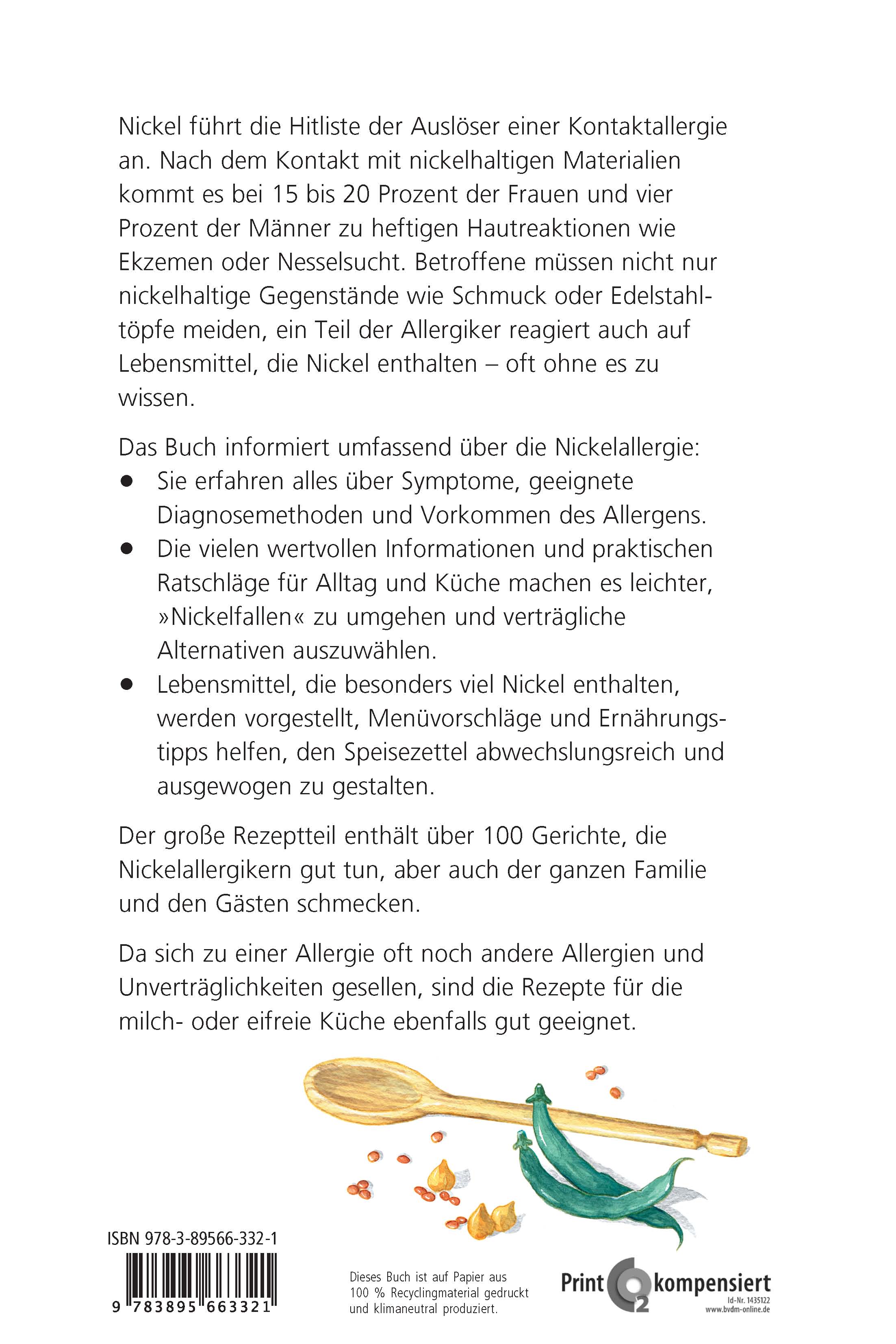 Rückseitencover Nickelallergie