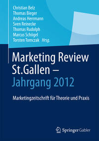 Vorderes Coverbild Marketing Review St. Gallen - Jahrgang 2012