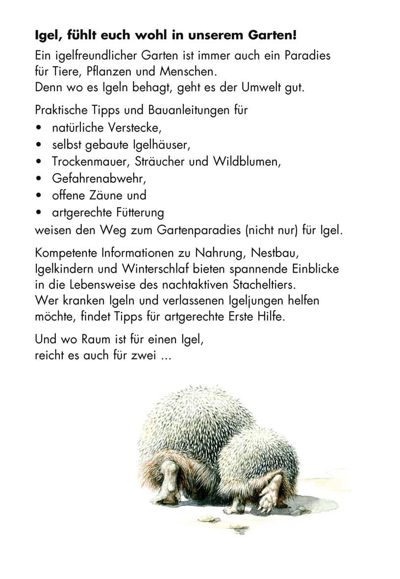 Rückseitencover Der igelfreundliche Garten