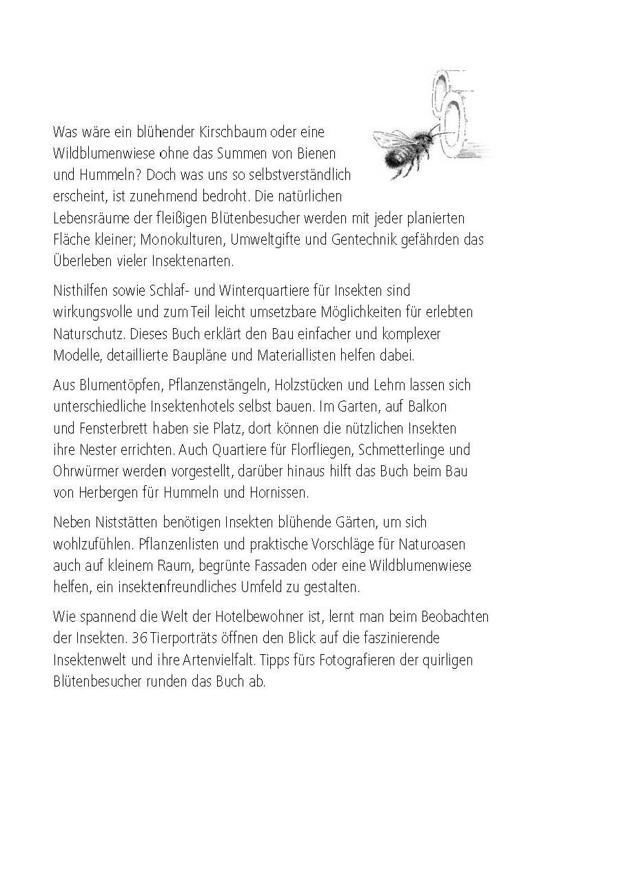 Rückseitencover Das Insektenhotel