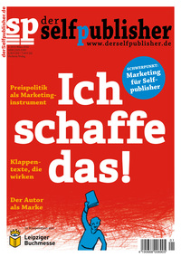 Vorderes Coverbild der selfpublisher 1, 1-2016, Heft 1, März 2016