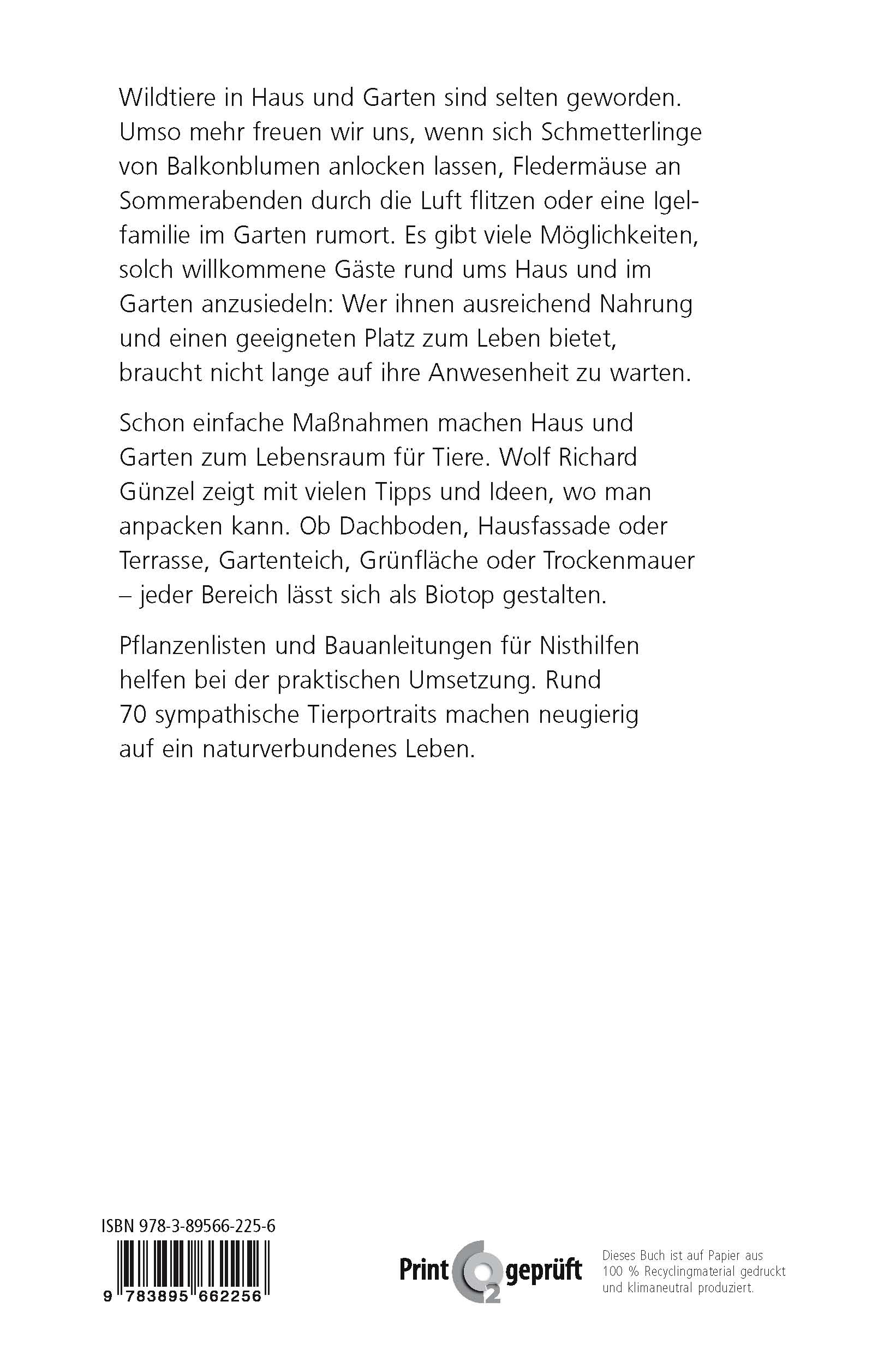 Rückseitencover Lebensräume schaffen