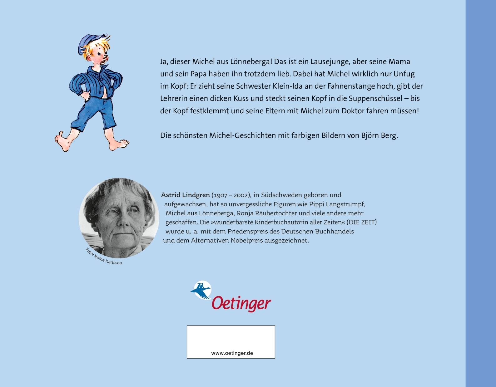 Rückseitencover Michel aus Lönneberga