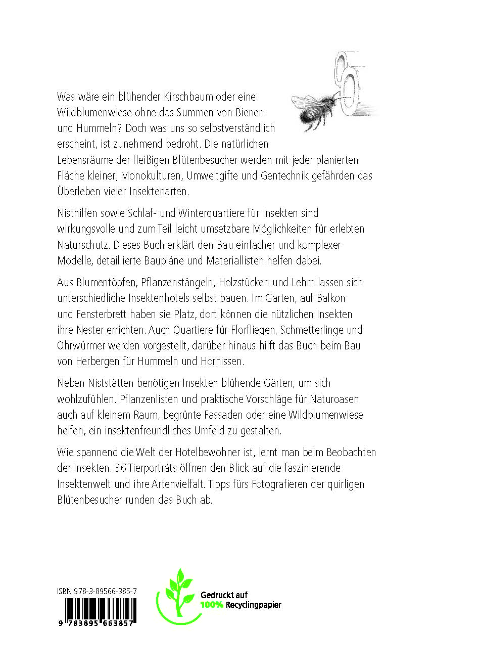 Rückseitencover Das Insektenhotel