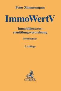Vorderes Coverbild Immobilienwertermittlungsverordnung. ImmoWertV