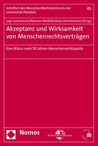 Vorderes Coverbild Akzeptanz und Wirksamkeit von Menschenrechtsverträgen