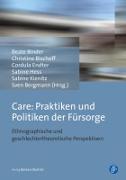 Vorderes Coverbild Care: Praktiken und Politiken der Fürsorge
