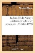 Vorderes Coverbild La bataille de Nancy