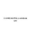 Vorderes Coverbild Annee de fete l'annee de lou