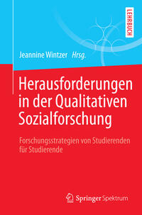 Vorderes Coverbild (hohe Qualität) Herausforderungen in der Qualitativen Sozialforschung