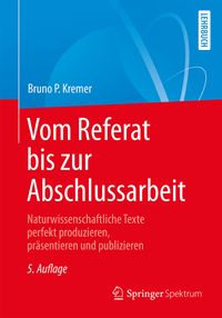 Vorderes Coverbild Vom Referat bis zur Abschlussarbeit