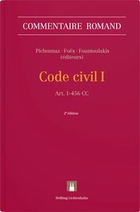 Vorderes Coverbild Code civil I