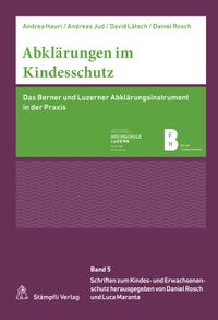 Vorderes Coverbild Abklärungen im Kindesschutz