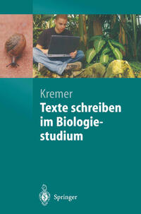 Vorderes Coverbild Texte schreiben im Biologiestudium