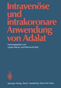 Vorderes Coverbild (hohe Qualität) Intravenöse und intrakoronare Anwendung von Adalat