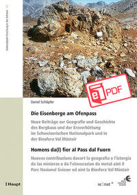 Vorderes Coverbild Die Eisenberge am Ofenpass - Homens da(l) fier al Pass dal Fuorn