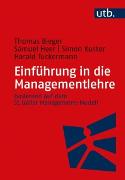 Vorderes Coverbild Einführung in die Managementlehre