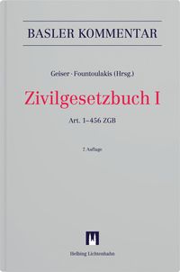 Vorderes Coverbild Zivilgesetzbuch I