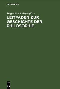 Vorderes Coverbild Leitfaden zur Geschichte der Philosophie
