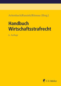 Vorderes Coverbild Handbuch Wirtschaftsstrafrecht