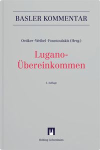 Vorderes Coverbild Lugano-Übereinkommen