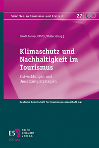 Vorderes Coverbild Klimaschutz und Nachhaltigkeit im Tourismus