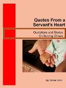Vorderes Coverbild Quotes from a Servants Heart