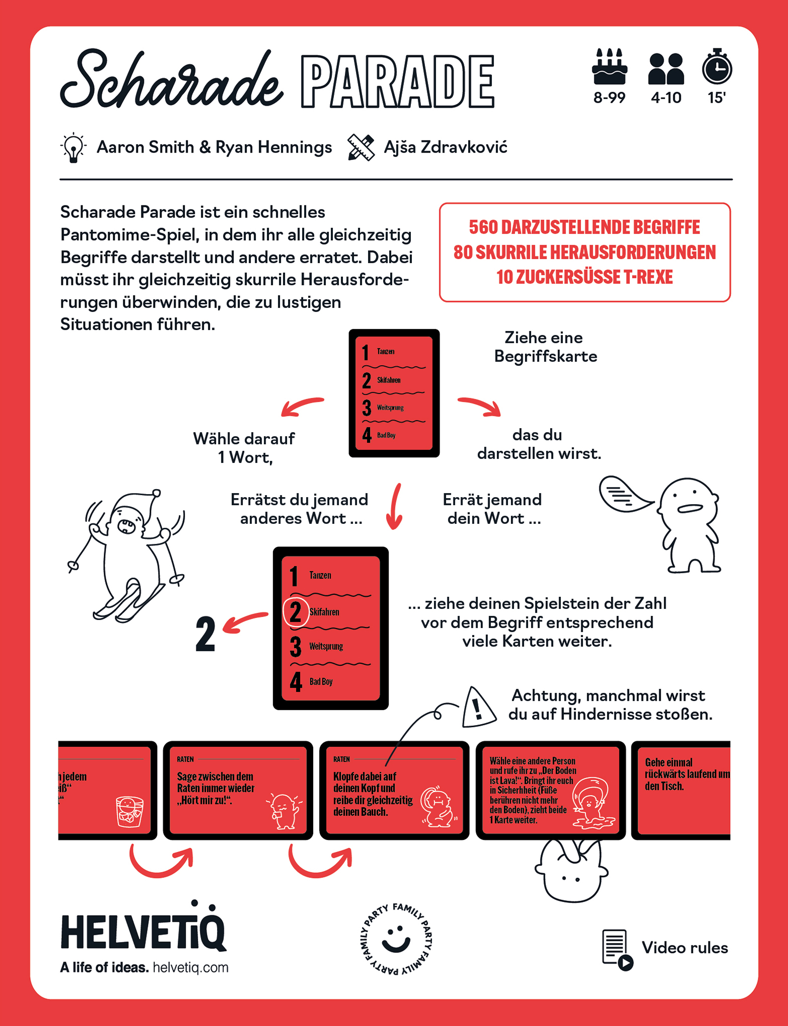 Rückseitencover Scharade Parade