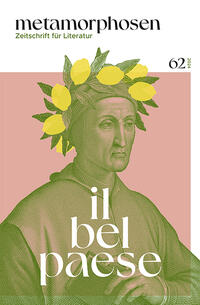 Vorderes Coverbild metamorphosen. Zeitschrift für Literatur
