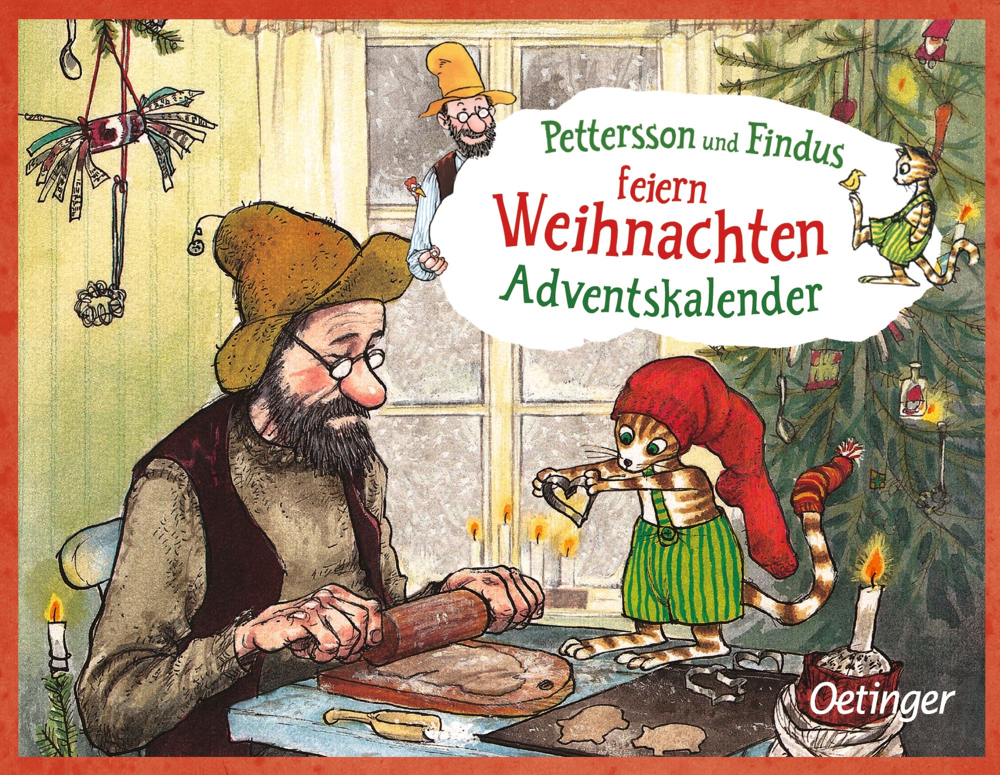 Gesamtes Coverbild Pettersson und Findus feiern Weihnachten. Adventskalender