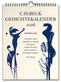 Vorderes Coverbild C.H. Beck Gedichtekalender