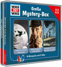 Vorderes Coverbild WAS IST WAS 3-CD Hörspielbox. Große Mystery-Box