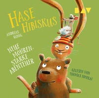 Vorderes Coverbild Hase Hibiskus. Neue möhrenstarke Abenteuer