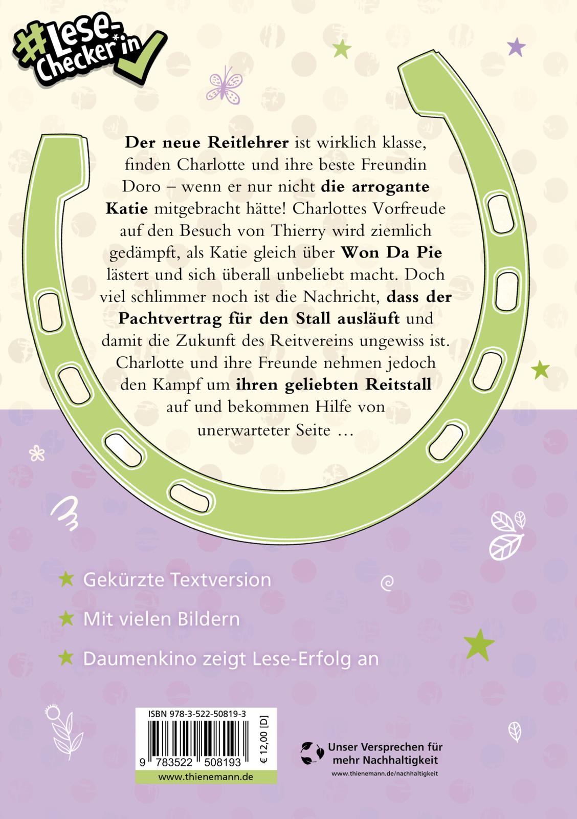 Rückseitencover Charlottes Traumpferd 3: Ein unerwarteter Besucher