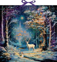 Vorderes Coverbild Wand-Adventskalender – Magischer Winterwald