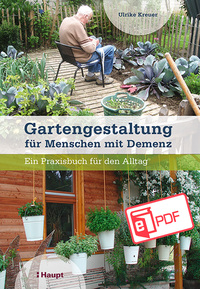 Vorderes Coverbild Gartengestaltung für Menschen mit Demenz