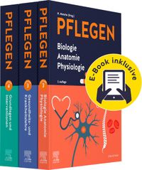 Vorderes Coverbild PFLEGEN Lernpaket 3.A. + E-Books: Grundlagen - Anatomie - Krankheitslehre