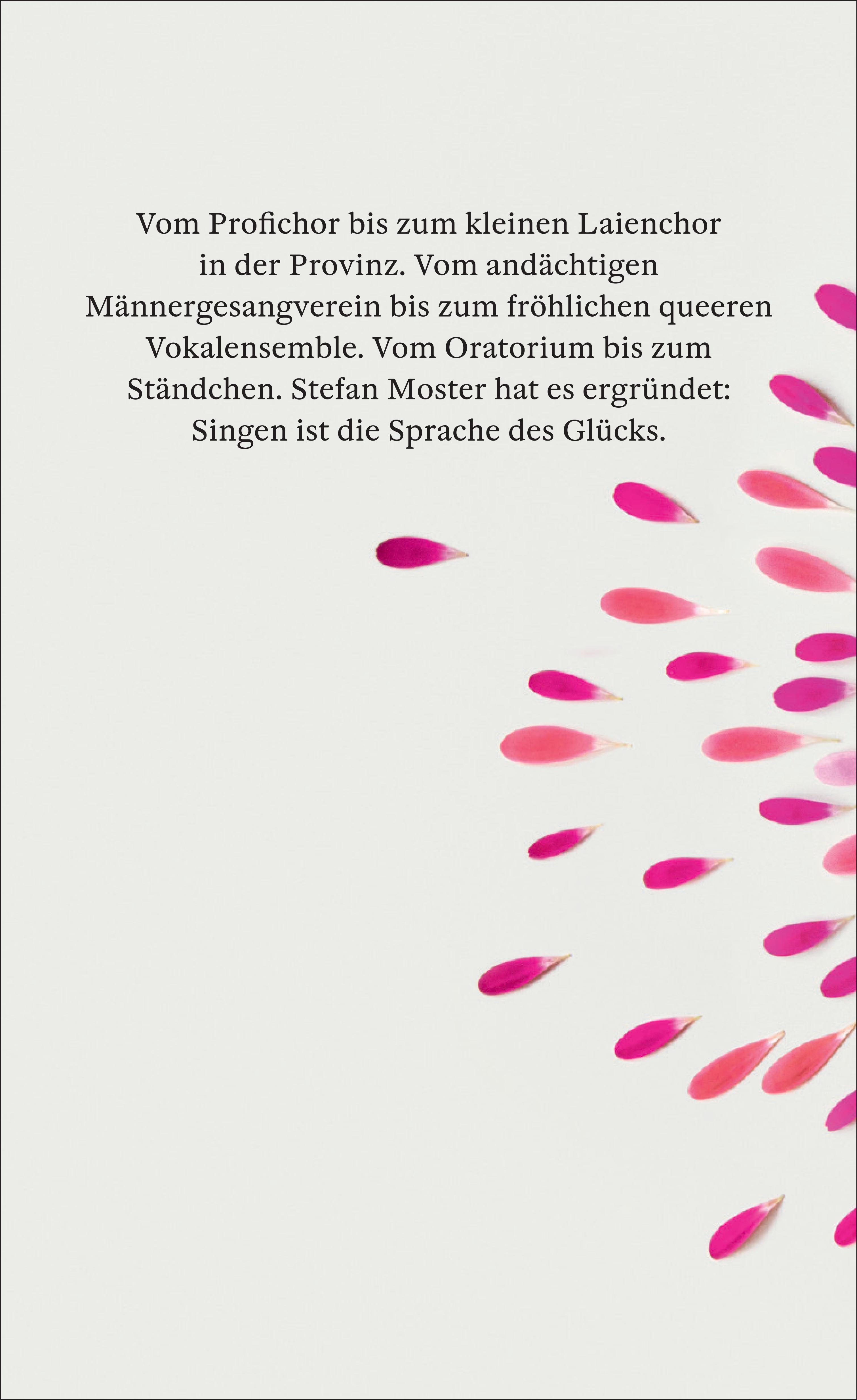 Rückseitencover Vom Glück, im Chor zu singen