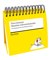 Vorderes Coverbild Mumins Adventskalender. 24 Postkarten für die Weihnachtszeit (Advents-Postkartenaufsteller)