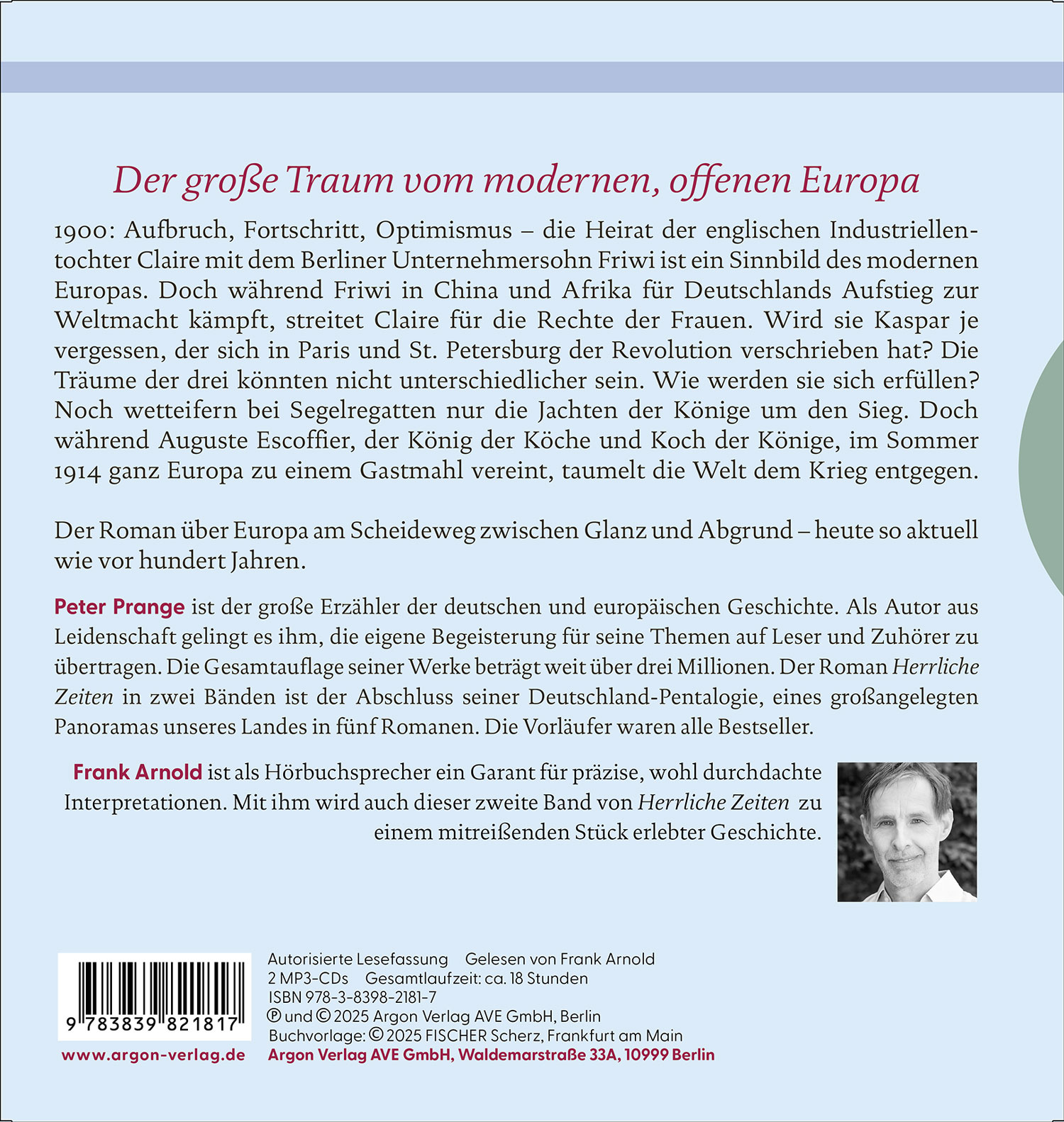 Rückseitencover Herrliche Zeiten – Dem Himmel so nah