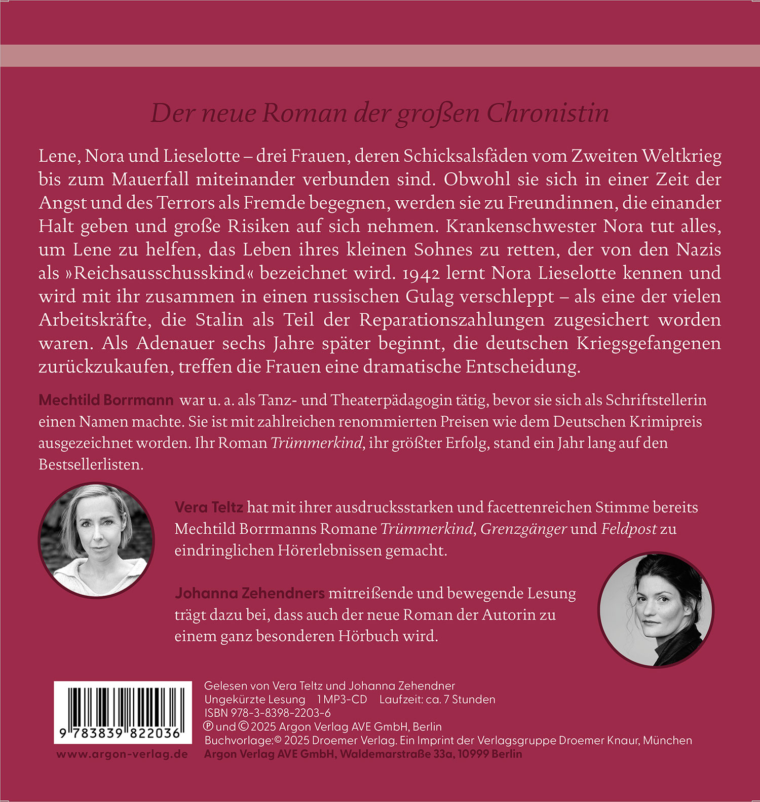 Rückseitencover Lebensbande