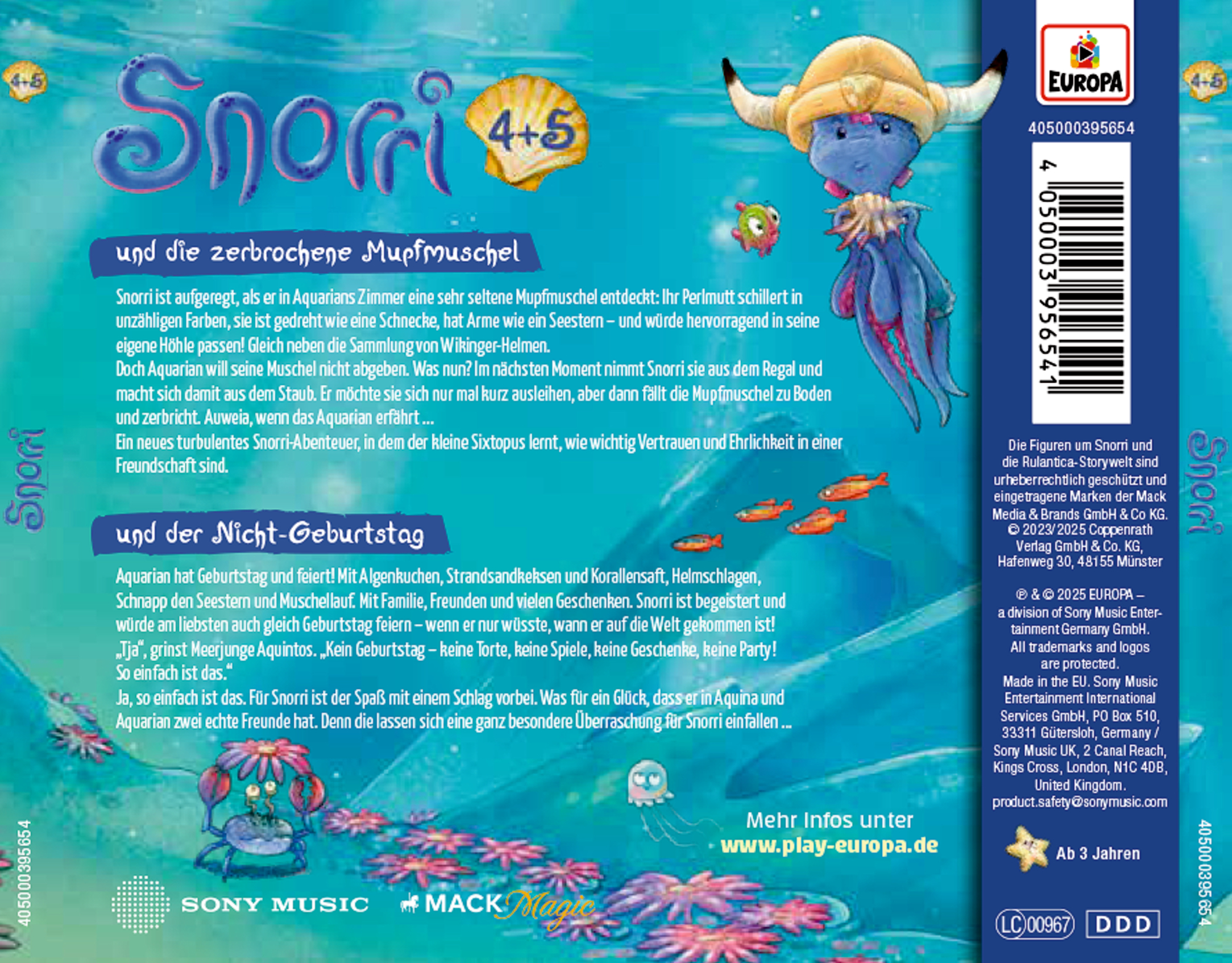 Rückseitencover CD Hörspiel: Snorri (CD 4+5)