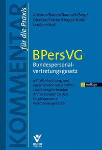 Vorderes Coverbild BPersVG - Bundespersonalvertretungsgesetz