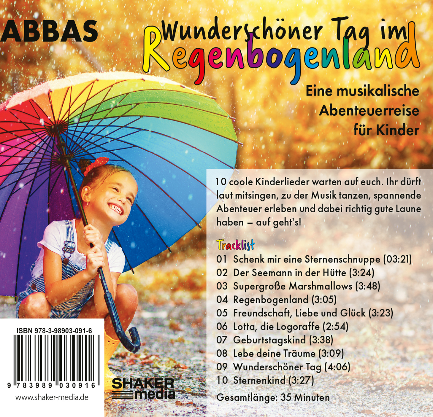 Rückseitencover Wunderschöner Tag im Regenbogenland