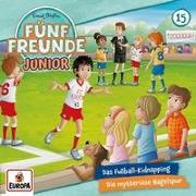 Vorderes Coverbild Fünf Freunde Junior 15: Das Fußball-Kidnapping / Die mysteriöse Nagelspur
